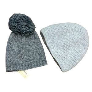 NWOT ITALIAN  2  Winter Wool Bonnie Hats Size OS